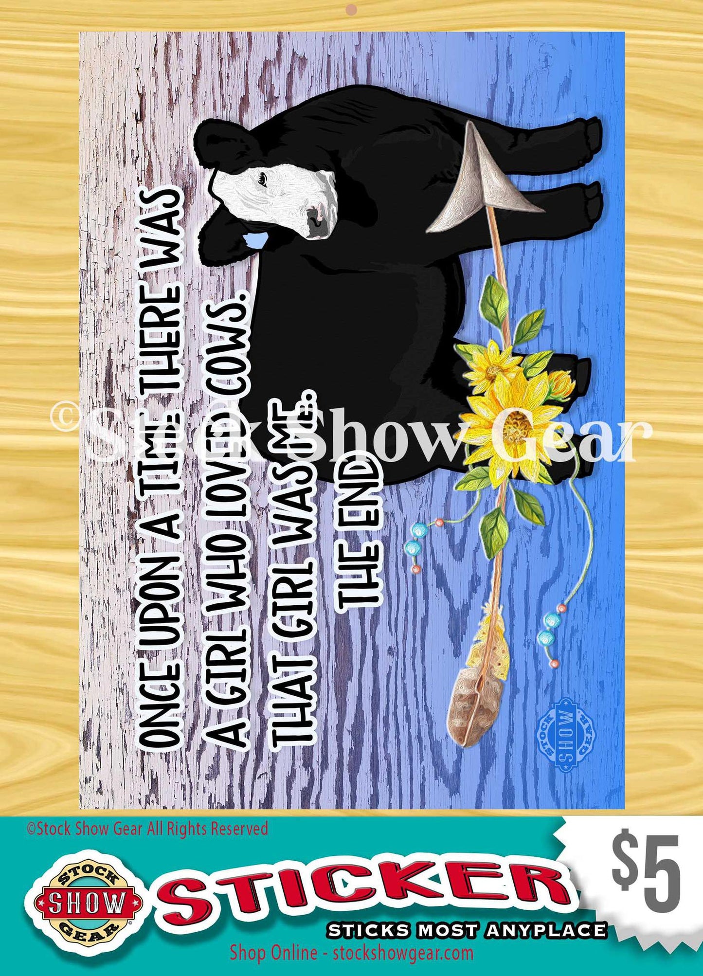 Black Baldy Stickers