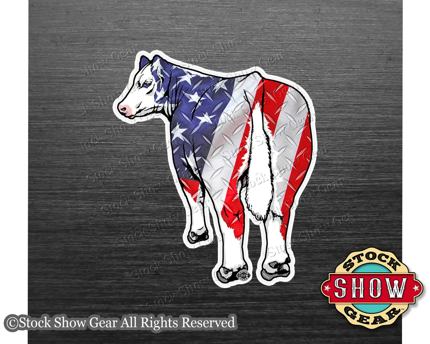 Red Hereford Cattle Magnets - Variety of Designs