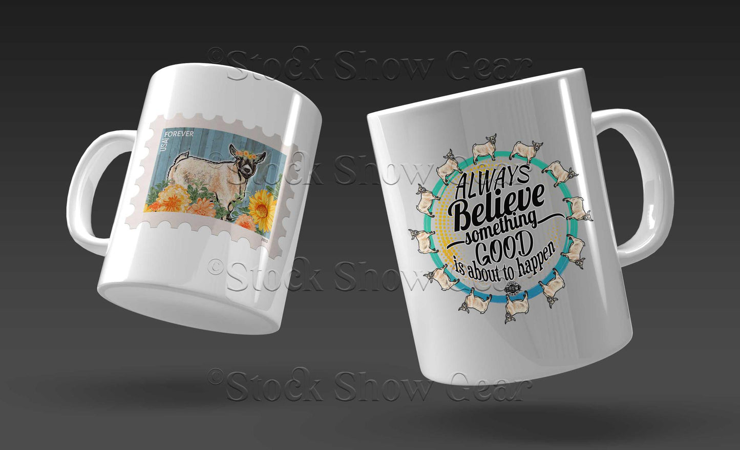 Cute Pygmy Goat "Stamp" Mug