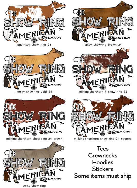 Dairy Show Ring and Practice Designs