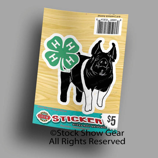 4-H Livestock Animal Stickers