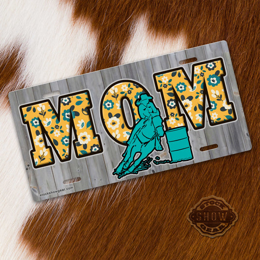 Barrel Racer "Mom" License Plates