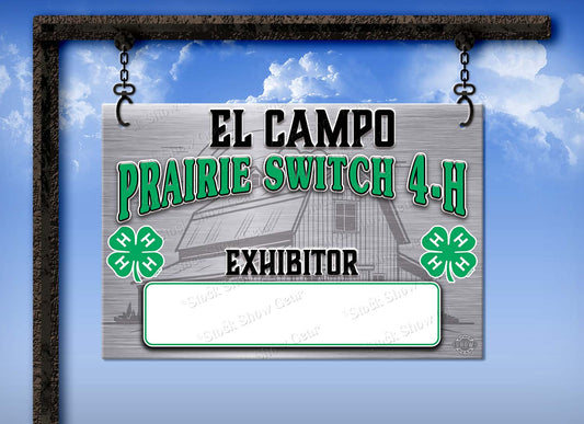 Show Team & Chapter Dry Erase Stall Signs | FFA™ Licensed