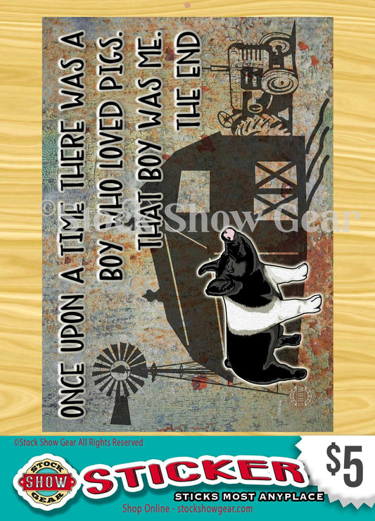 Hampshire Pig Sticker Designs