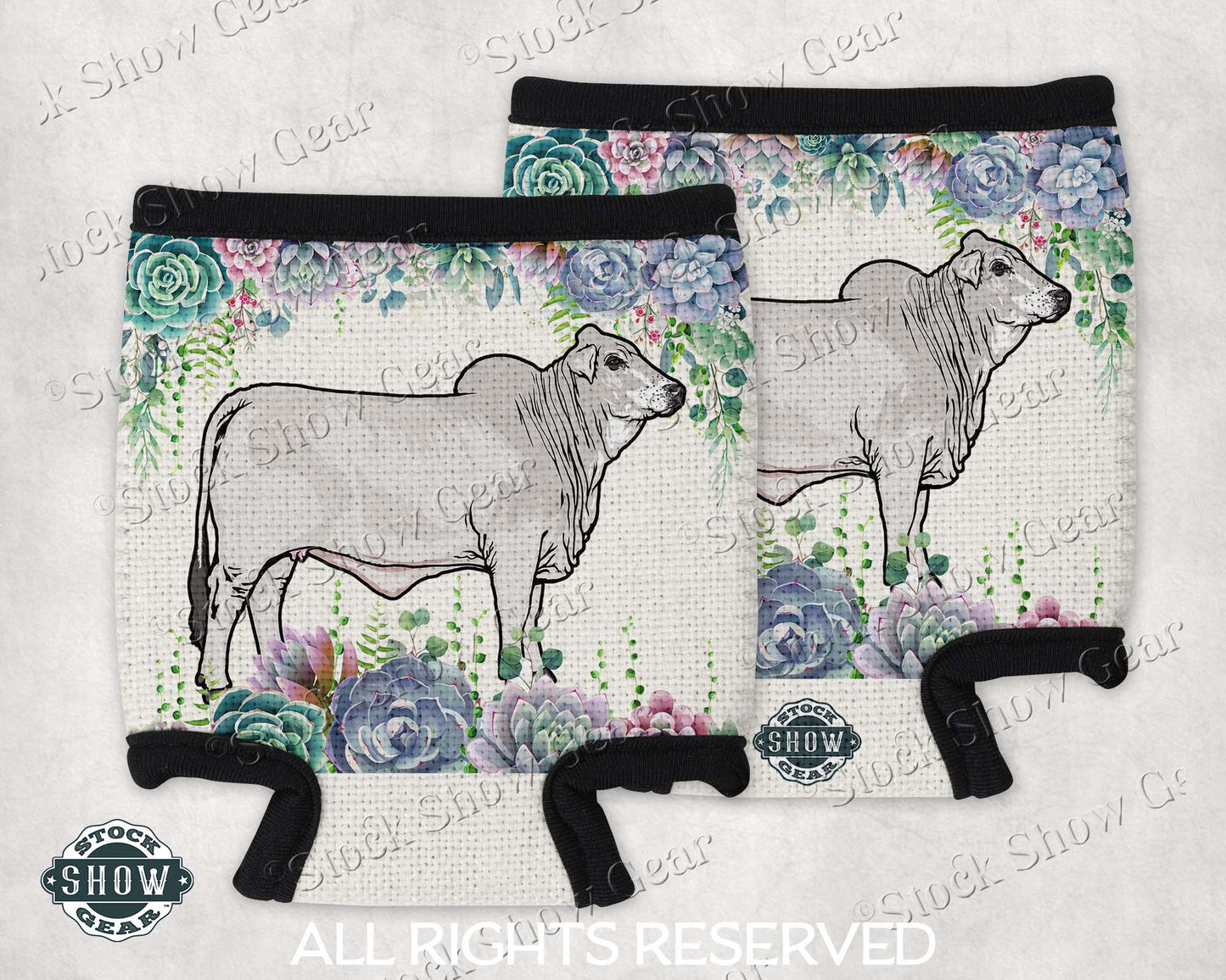 Brahman Cattle Linen Drink Sleeve
