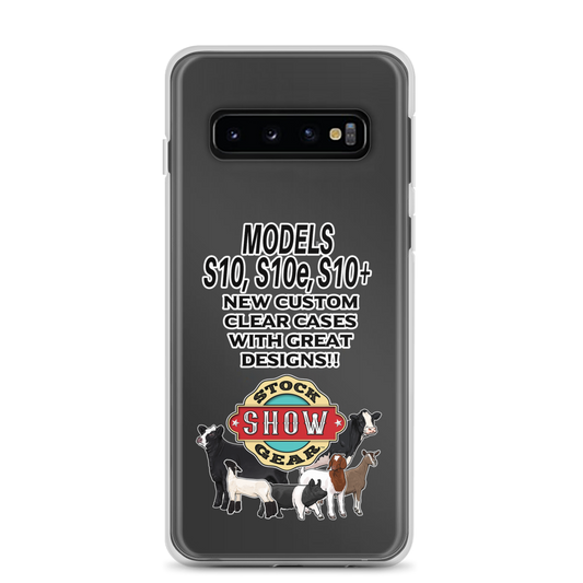 Custom Clear Case for Samsung®