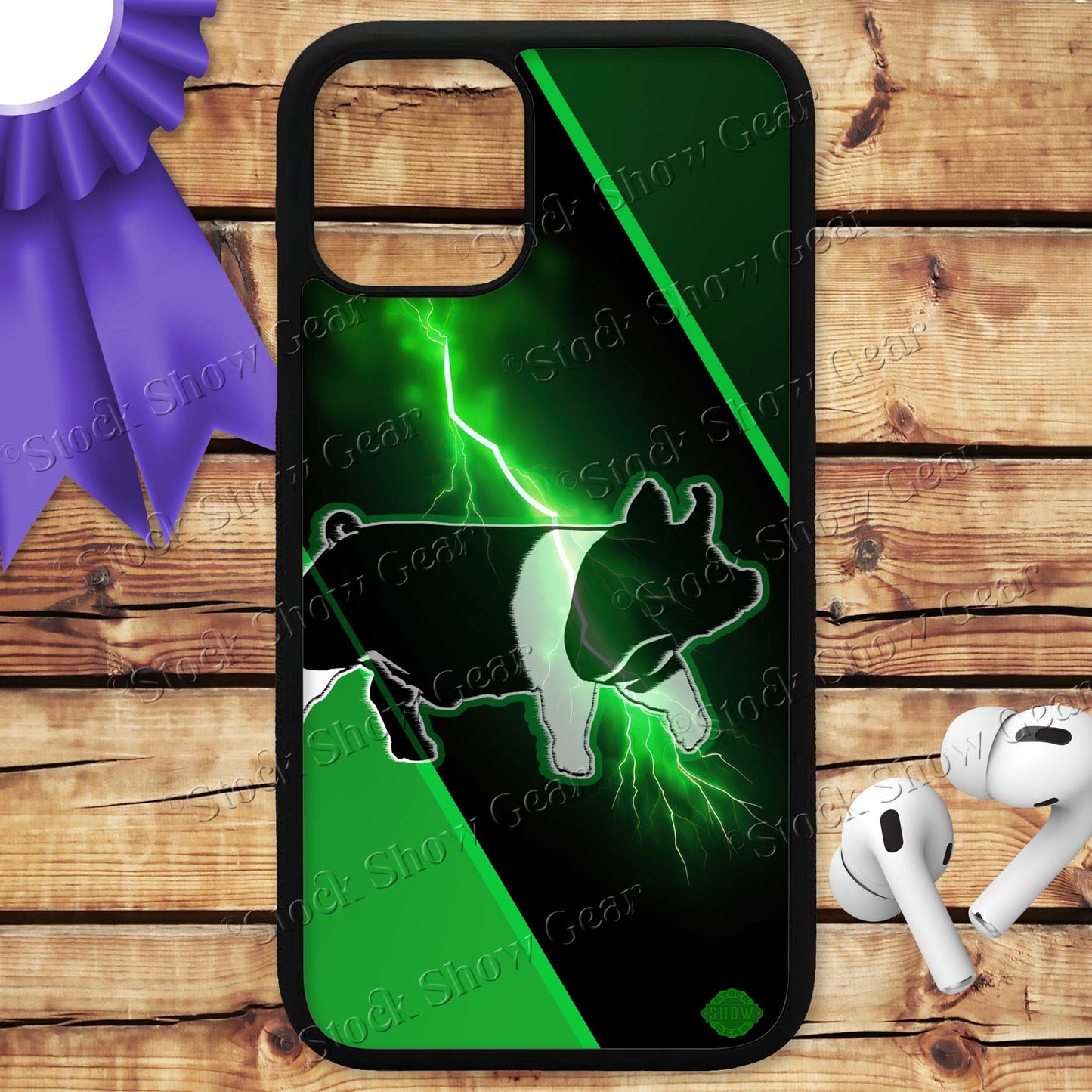 Hampshire Pig Lightning Phone Cases