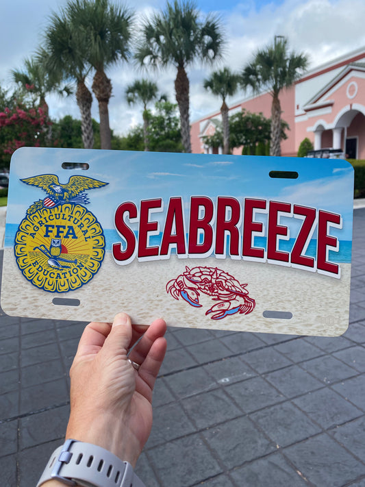 Licensed FFA Chapter Auto Tags-Custom Designed