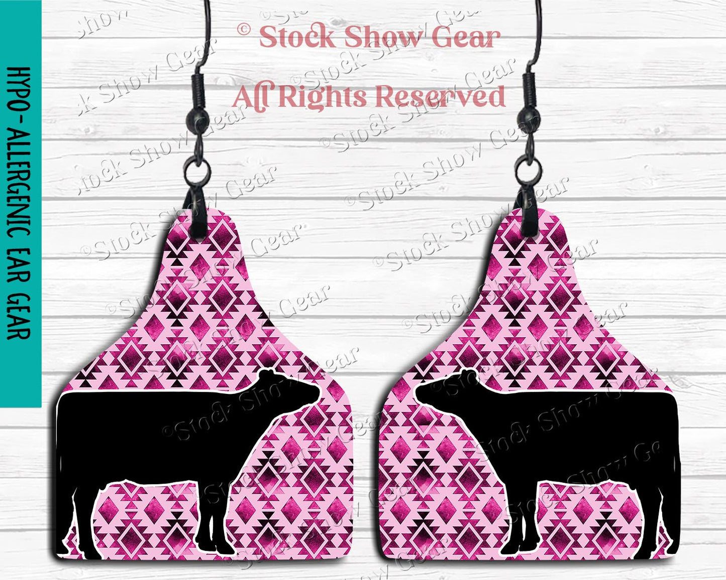 Holstein Dairy Cow Earrings - Variety Designs