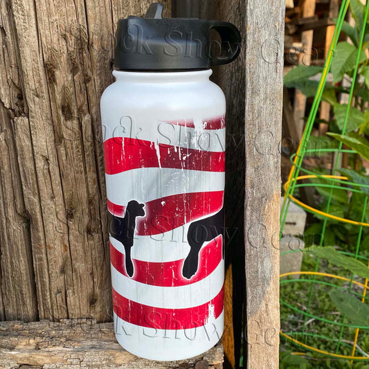 Lambs "Distressed USA" Water Canteen