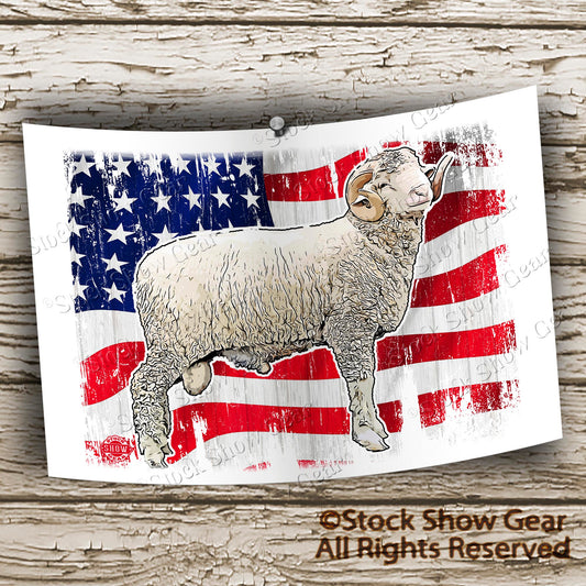 Merino Ram "USA" Speaker Tumbler-Limited Edition