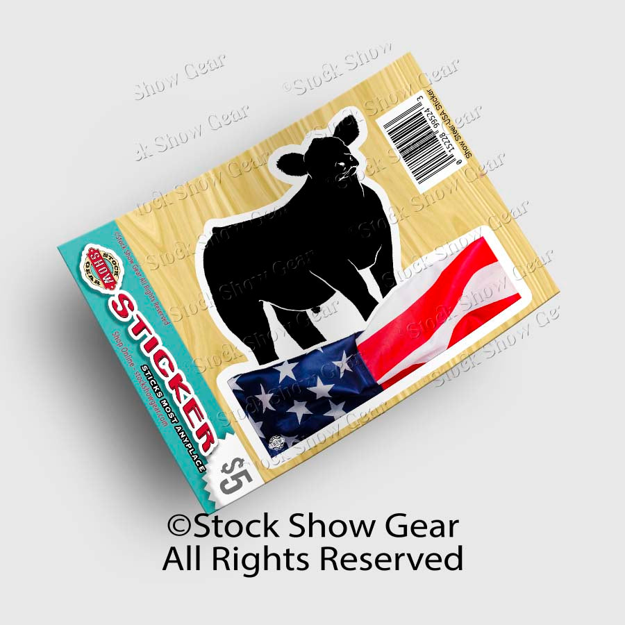 Show Steer-USA Sticker