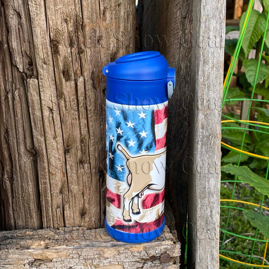 Nigerian Dwarf "Wrinkled USA" Flip Sip Tumbler