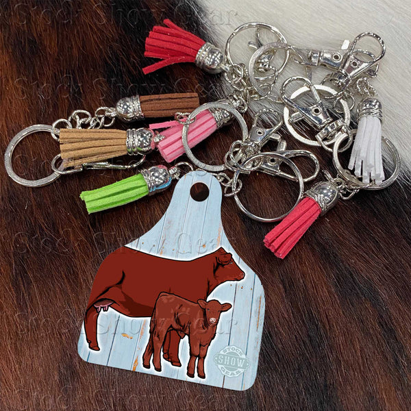 Red Angus Keychains