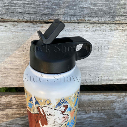 Red Hereford "Khaki Aztec" Tumbler