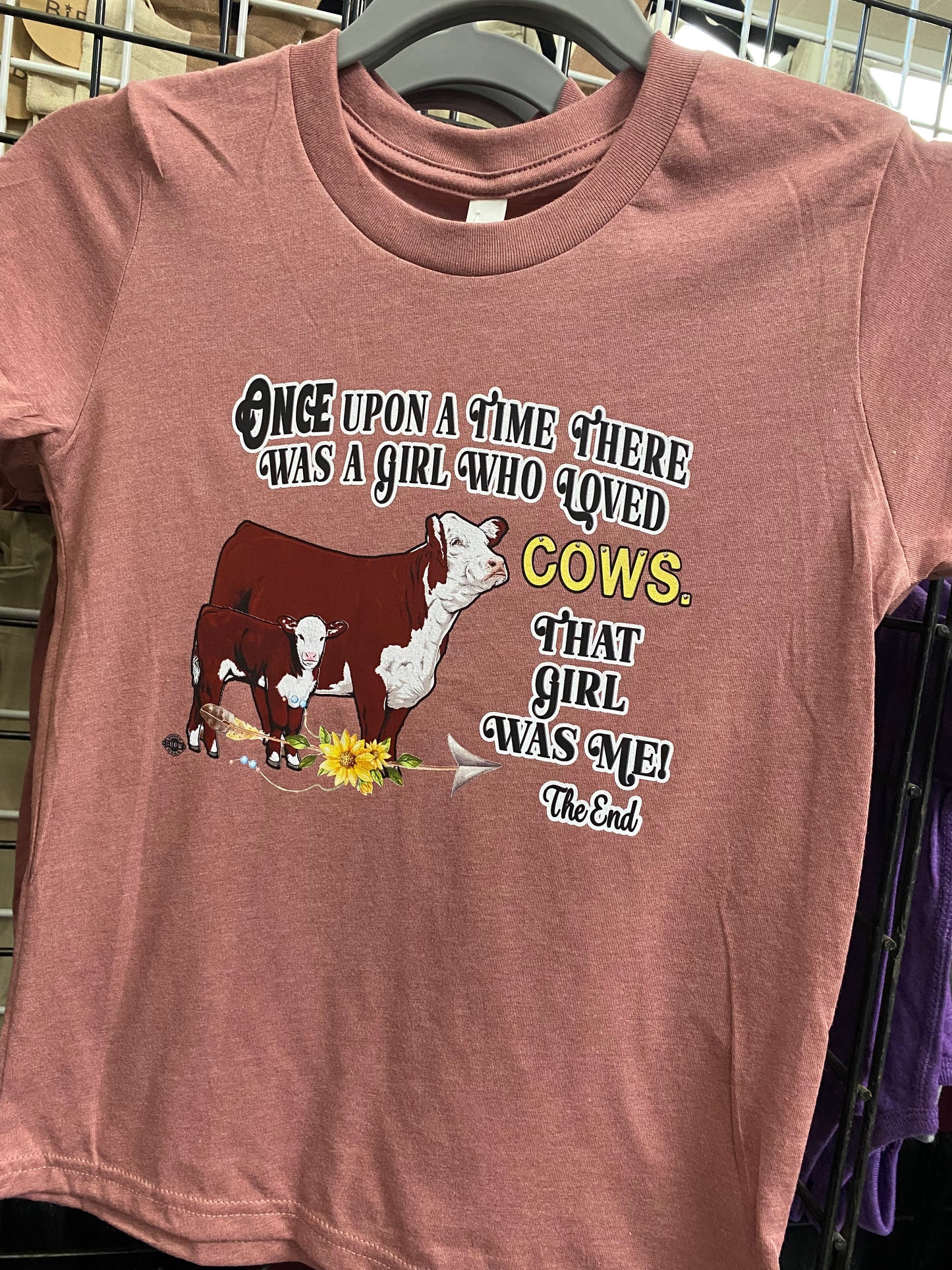 Cute red hereford t-shirt