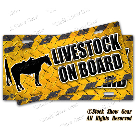 Equine Livestock Trailer Safety Signs