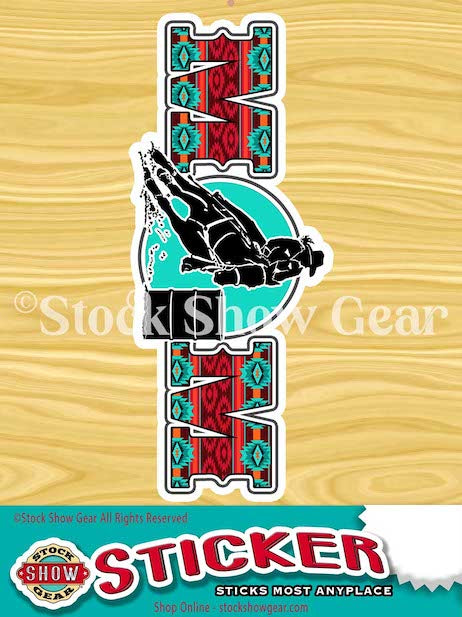 Mom-Barrel Racer Sticker