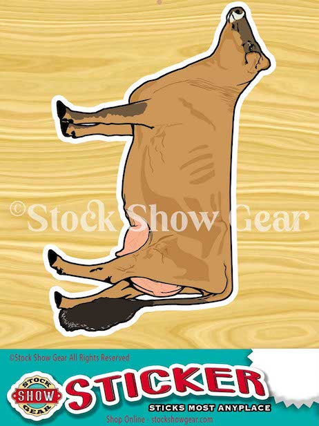 Jersey Dairy Cow Stickers