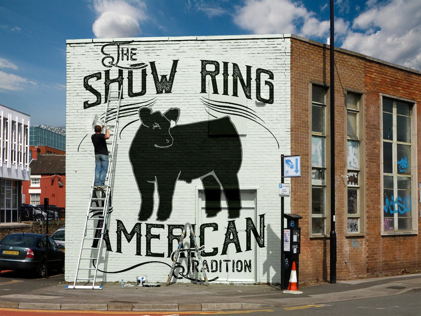 Show Steer Apparel - Original Show Ring American Tradition Print - Exclusive Design