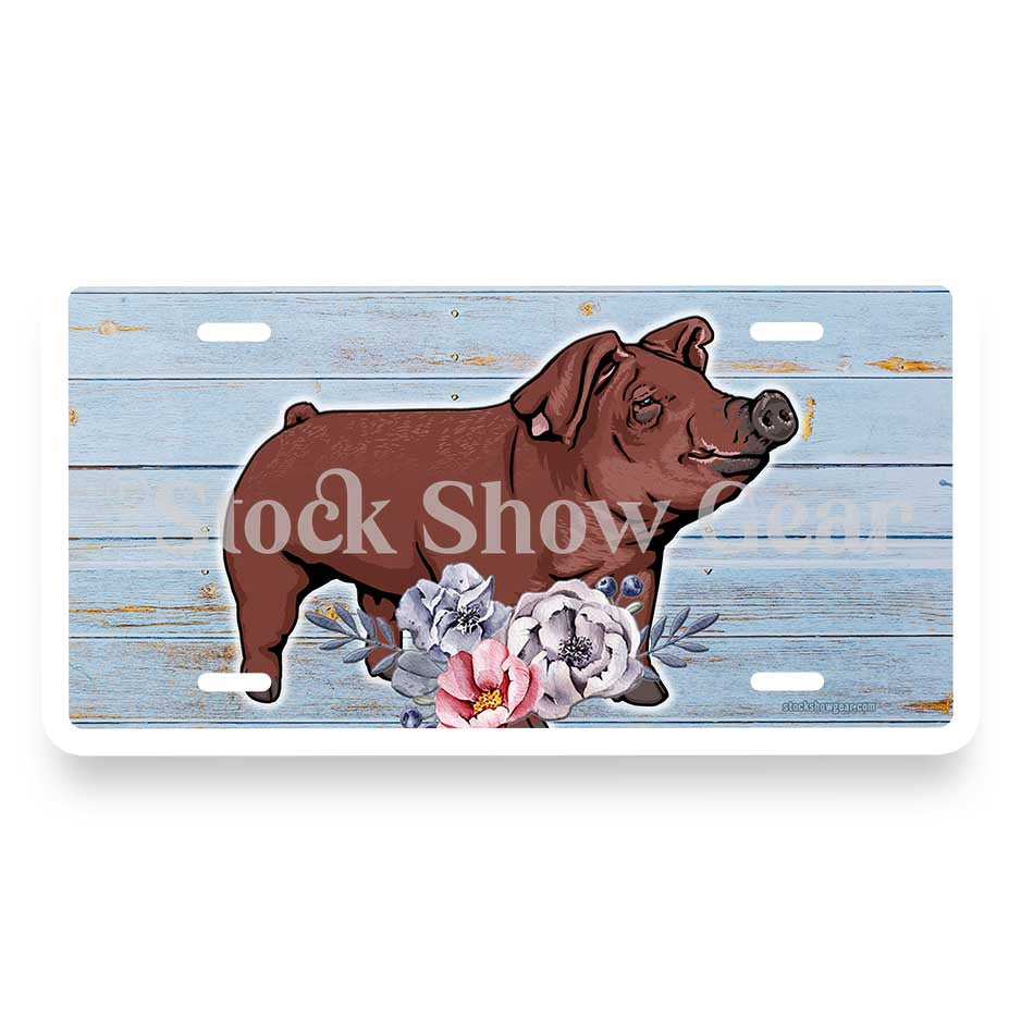 Duroc-Floral Sticker
