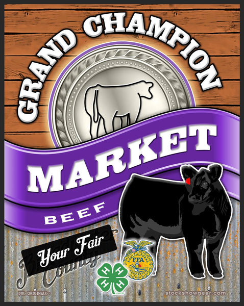 Stock Show Award Metal Signs-Made to Order