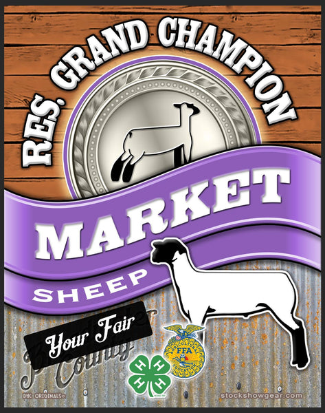 Stock Show Award Metal Signs-Made to Order