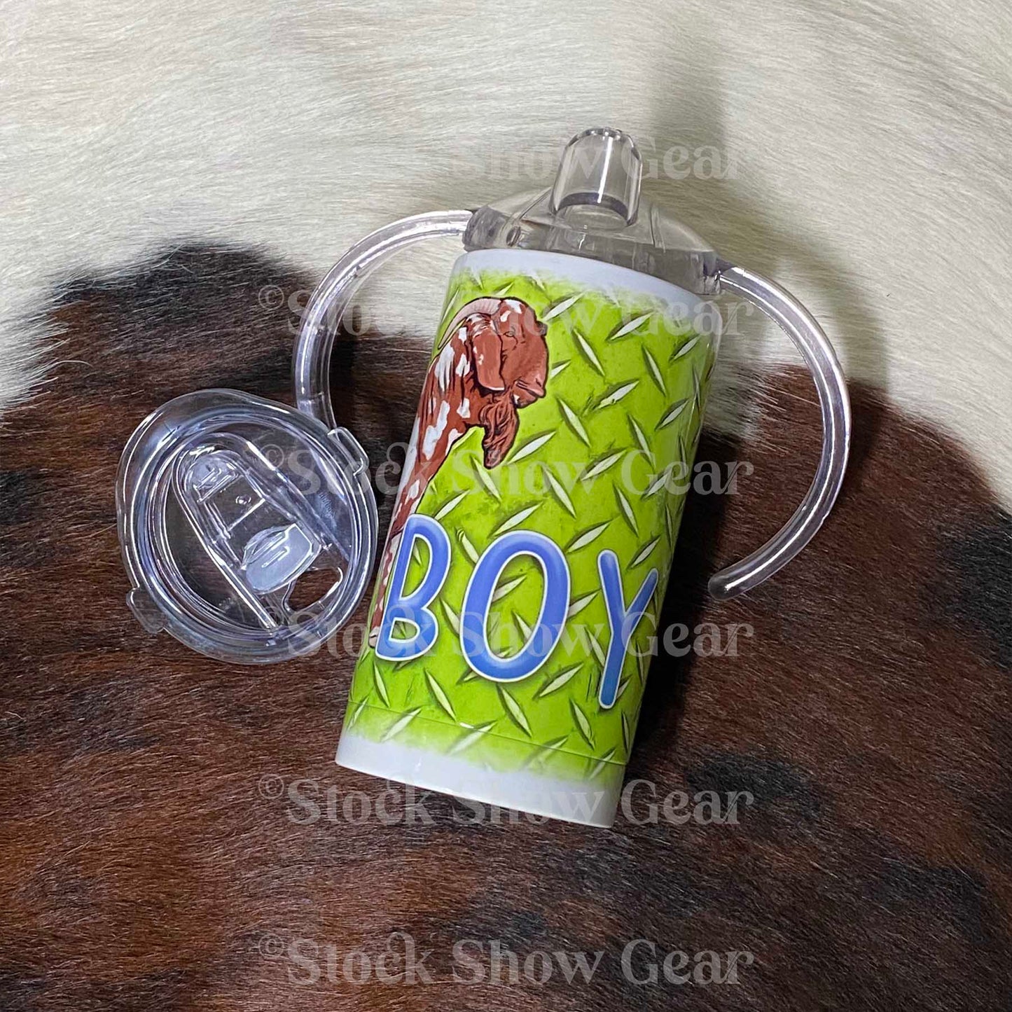 Dapple Boer Buck "Farm Boy" Sippy Training Cup