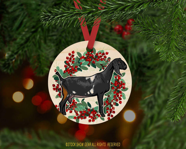 Nubian Dairy Goat-Christmas Ornaments