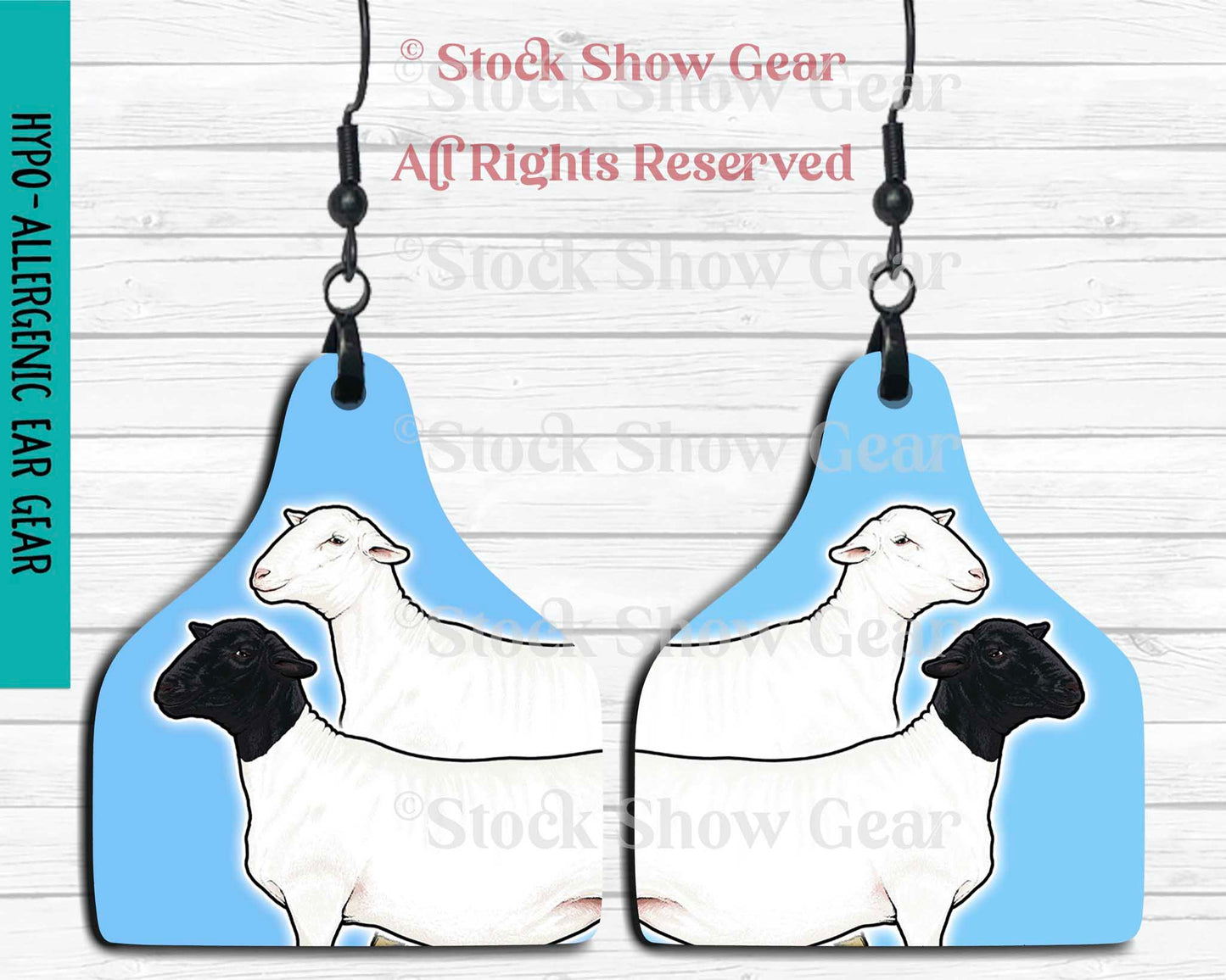 Dorper Ewe Pair Earrings