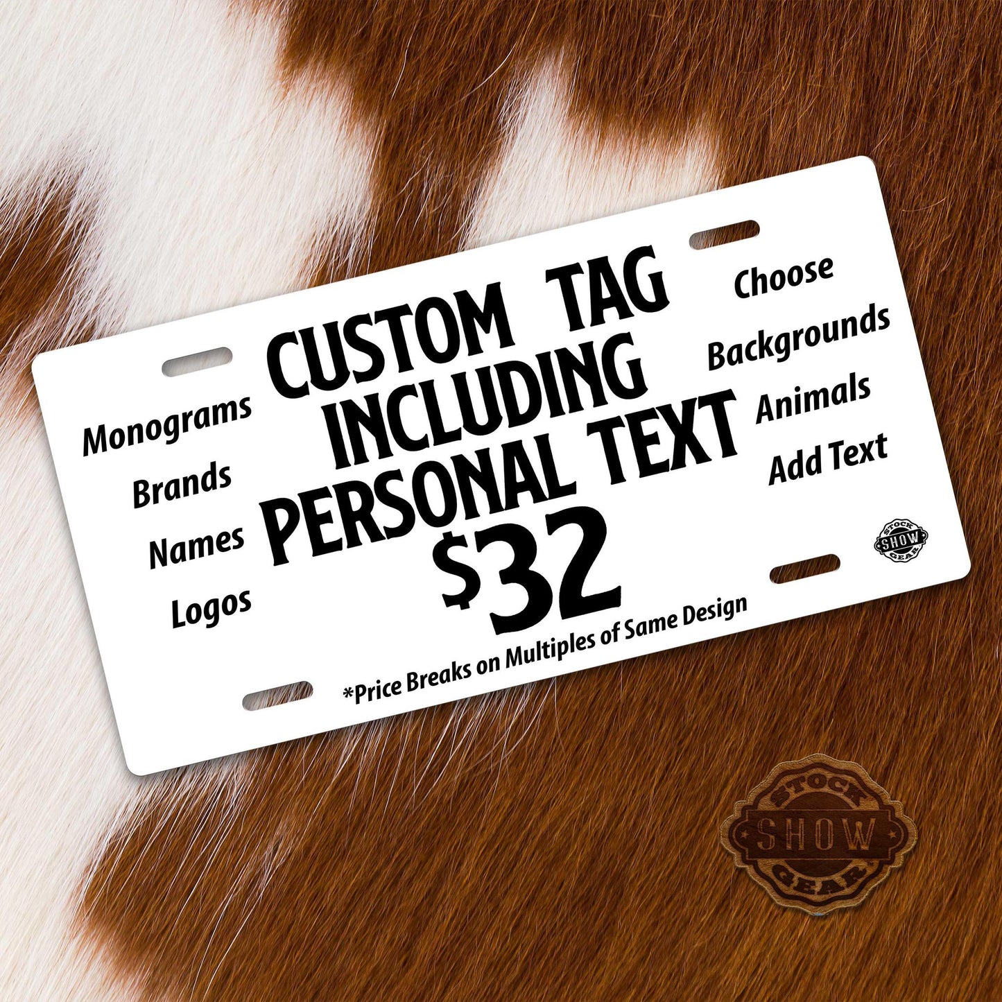 Personalized Farm License Plates-Made to Order