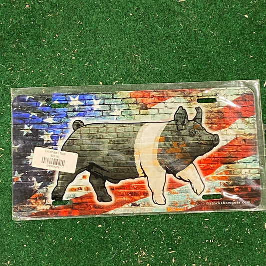 Hampshire Barrow USA Themed License Plate