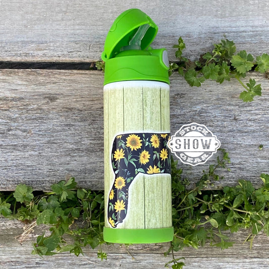 Sunflower Lamb Flip Sip Tumbler