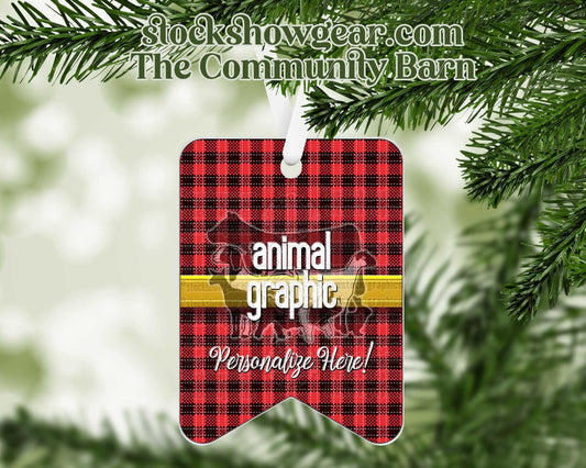 Livestock Animals Bunting Ornament