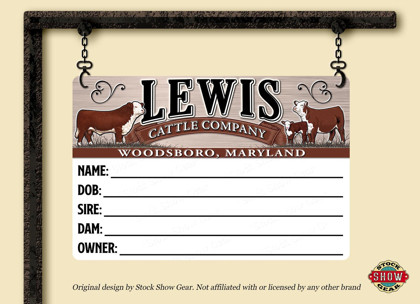 Reusable Dry Erase Metal Stall Signs | Full Design | Made to Order
