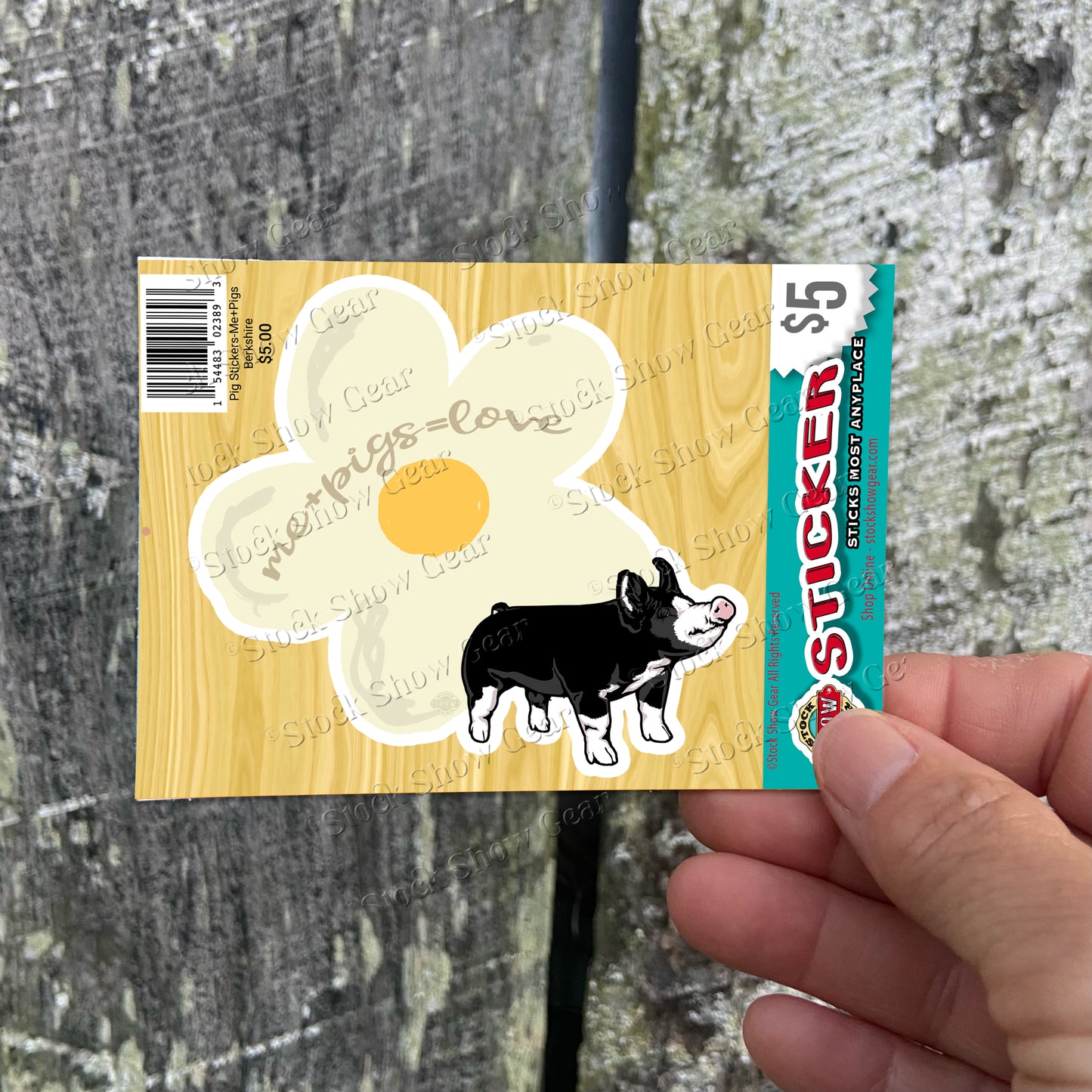 Berkshire Pig Sticker Designs