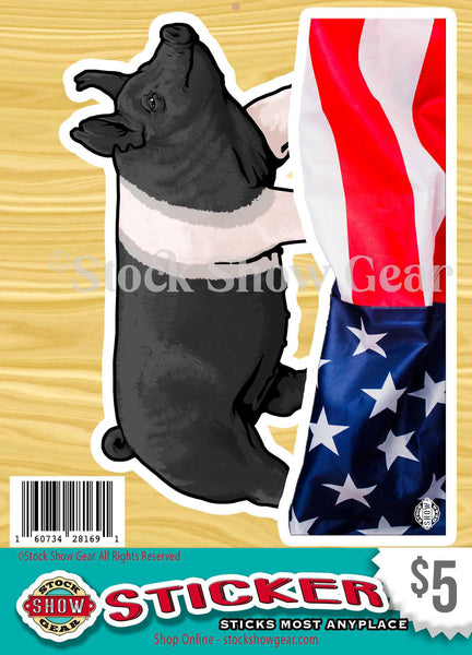 Hampshire Pig Sticker Designs