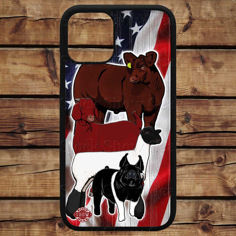4 Livestock Graphics Phone Case Design-Made to Order