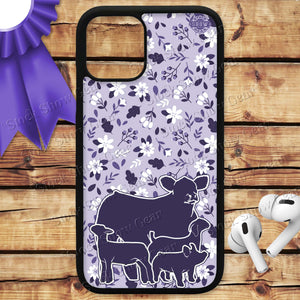 Show Stock "Lavender Floral" Phone Cases