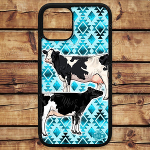 Holstein "Turquoise Diamond" Phone Case Design