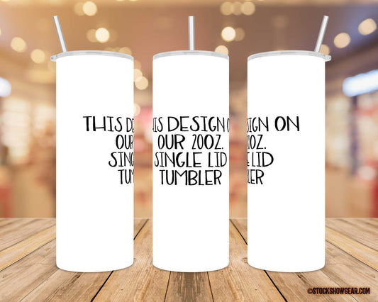 Caramel Pygmy "Sunflowers-Gingham" Tumbler Design