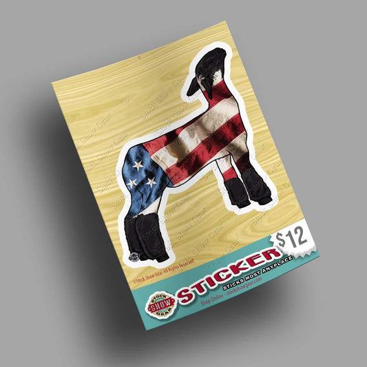 Patriotic Sheep Stickers