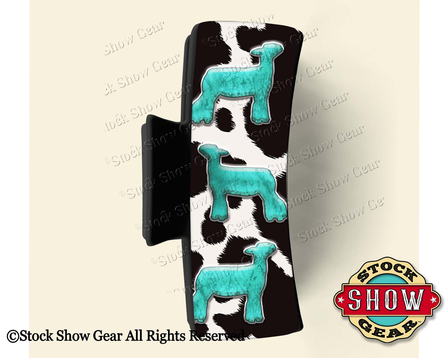 Sheep Hair Claw Clips