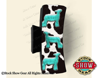 Sheep Hair Claw Clips