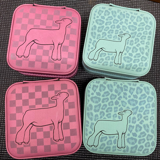 Show Lamb Design Travel Jewelry Boxes - Ready to Ship