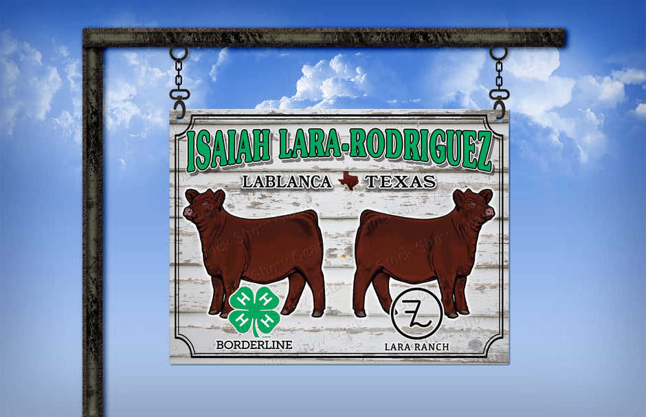 Stock Show Gear Livestock Signs-Vinyl-Banners