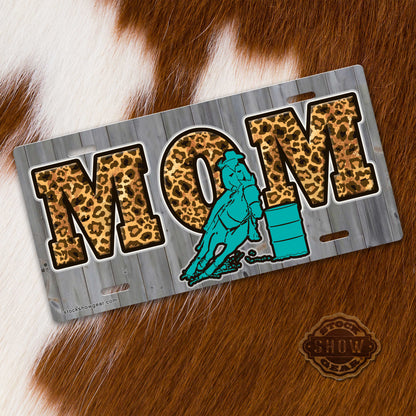 Barrel Racer "Mom" License Plates