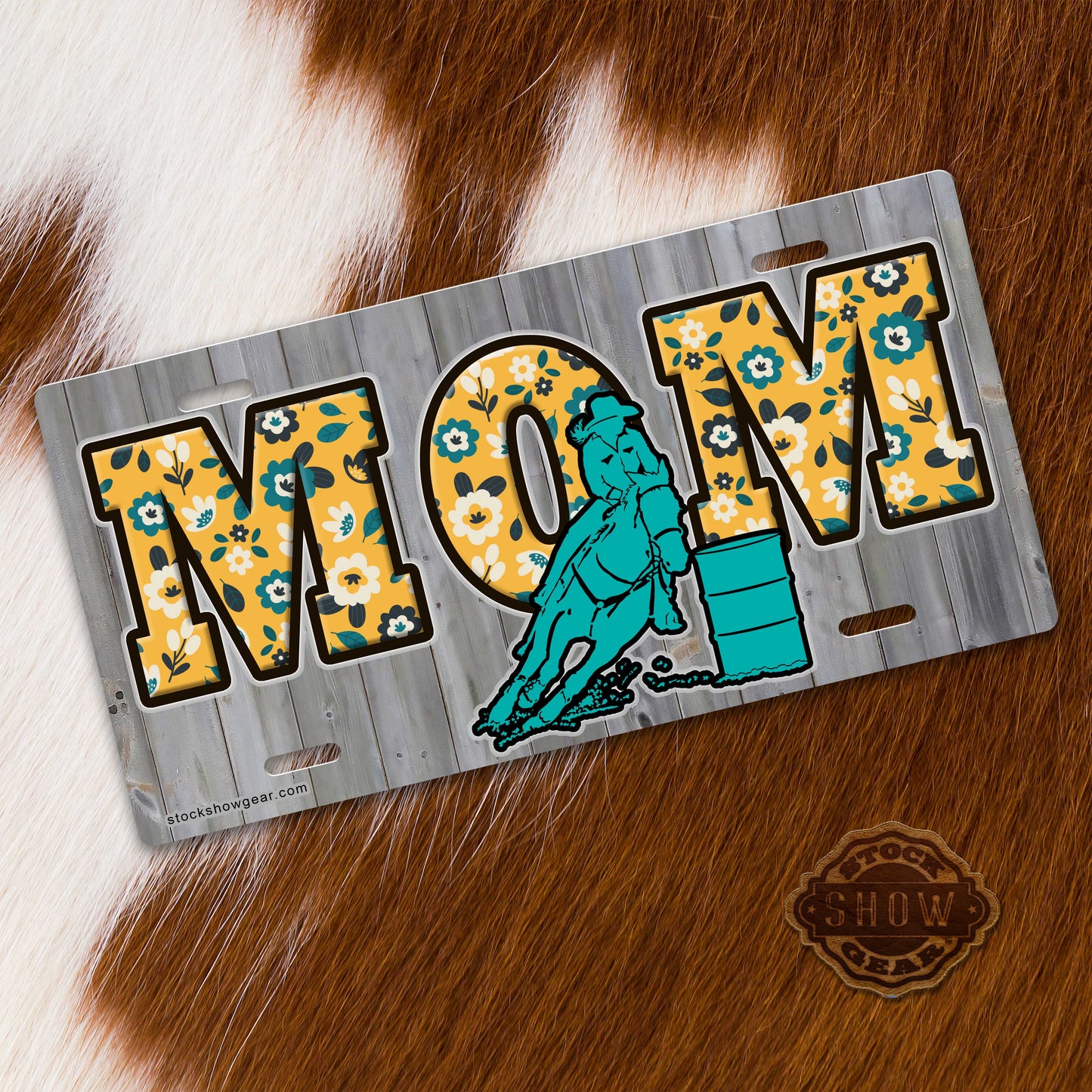 Barrel Racer "Mom" License Plates