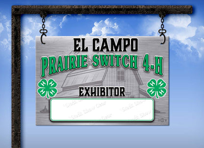 Show Team & Chapter Dry Erase Stall Signs | FFA™ Licensed