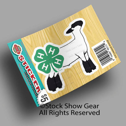 4-H Livestock Animal Stickers